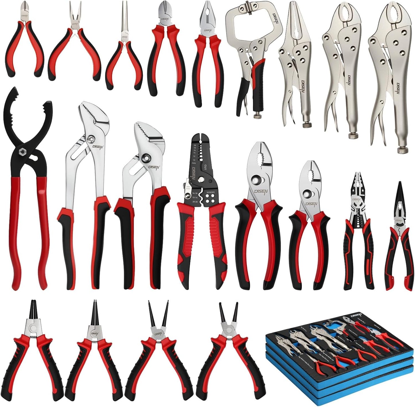 Versatile Pliers Tool Set for Home Use and DIY Projects