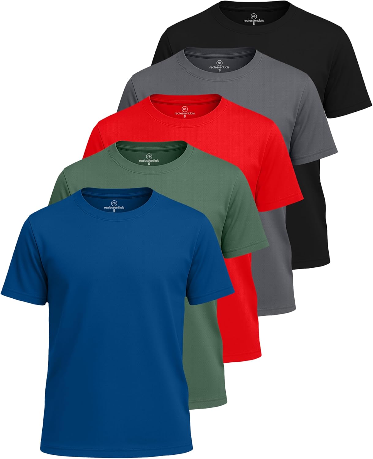 Boys' Mesh Short Sleeve Athletic T-Shirt for Active Play