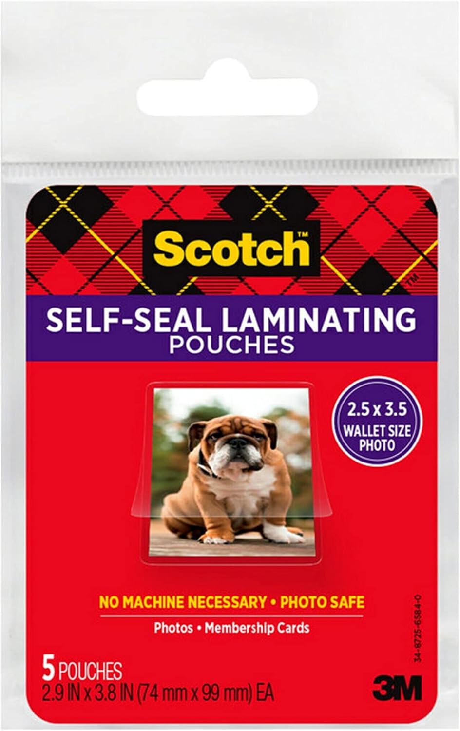 Scotch Self-Sealing Laminating Pouches: Glossy Finish, Protect Your Wallet Photos