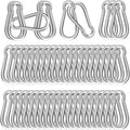 Carabiners Clip Spring Snap Hook Heavy Duty Galvanized Steel