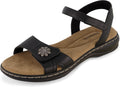 CUSHIONAIRE Women's Bloom Comfort Sandal with Adjustable Fit