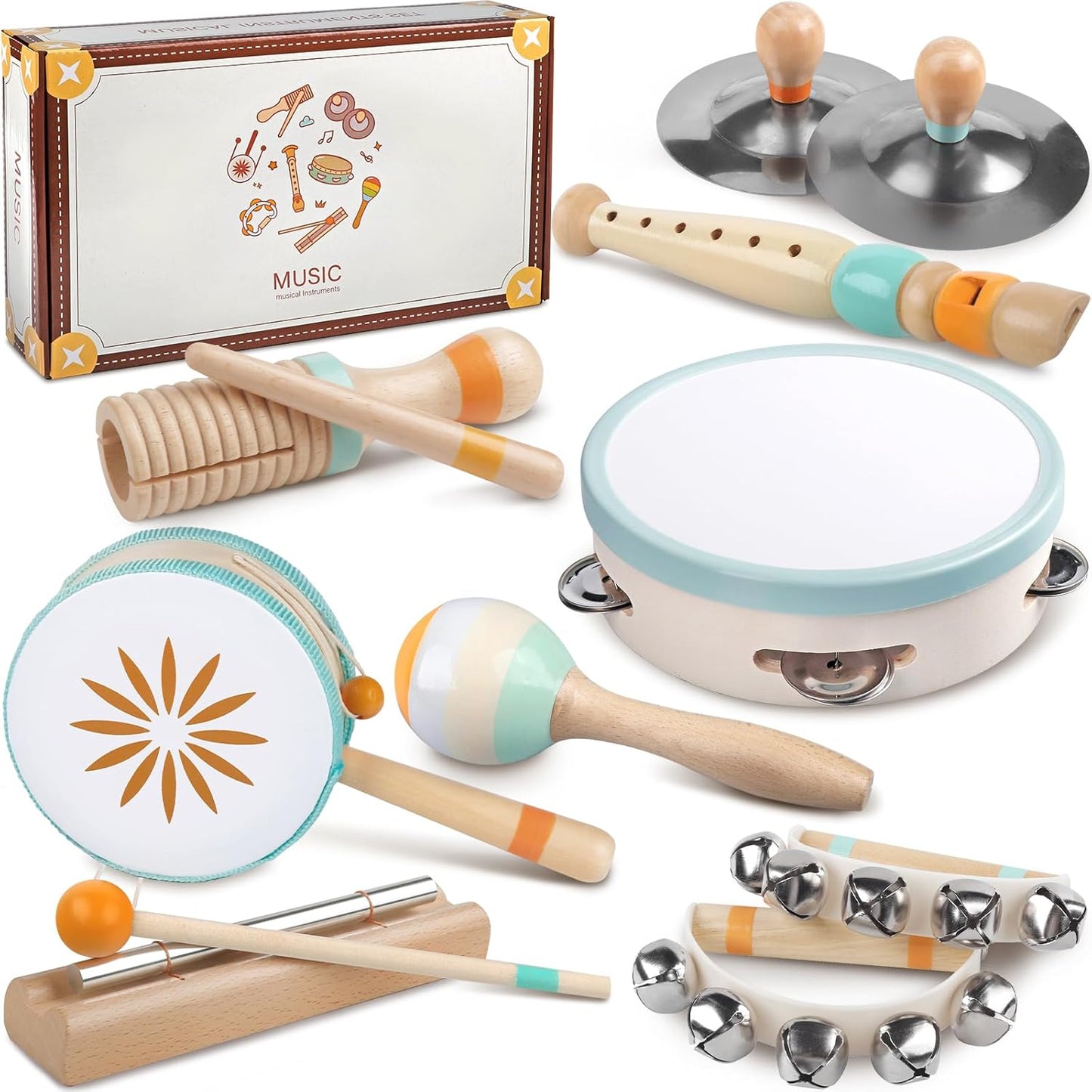 Montessori Musical Instruments Set for Toddlers