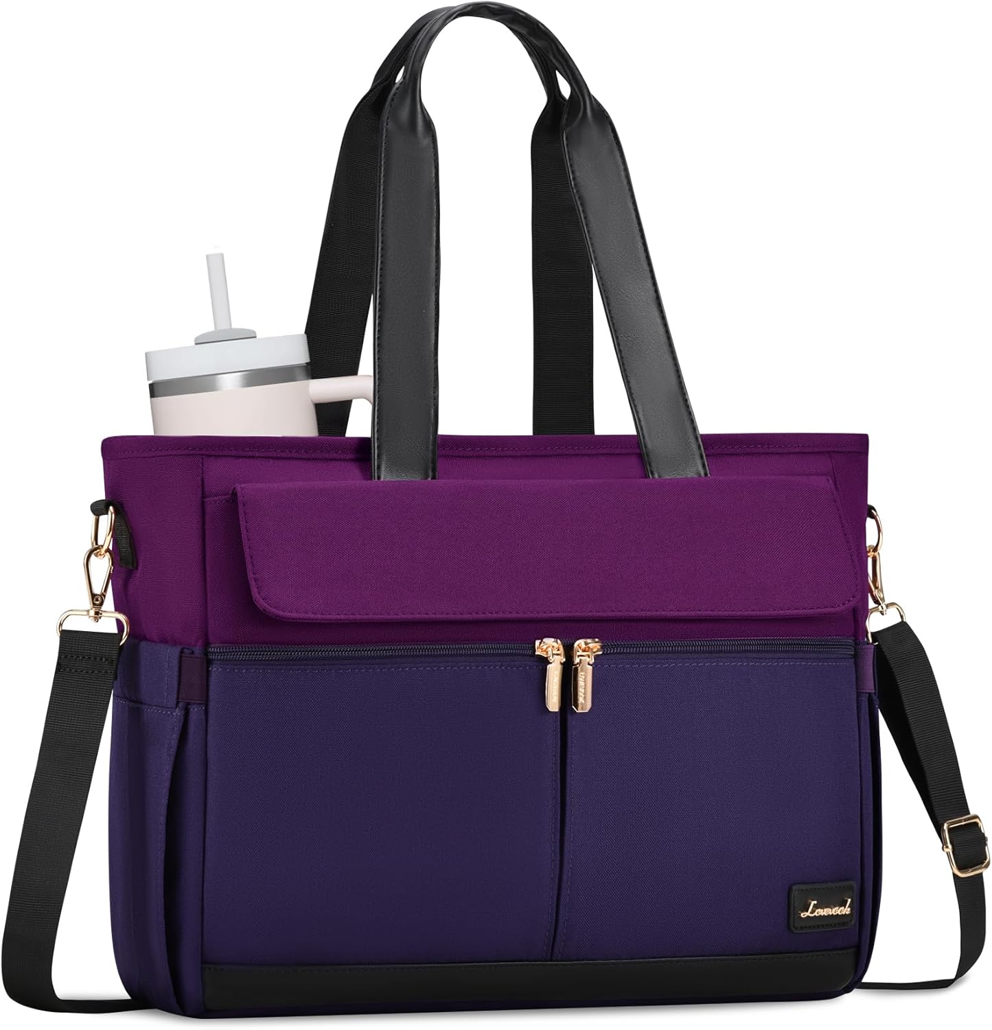 LOVEVOOK Work Bags for Women 15.6 Inch Laptop Bag Large Capacity