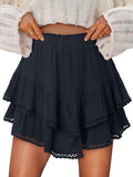 Flowy Shorts Ruffle Skorts High Waisted Tennis Skort - Flowy Comfort