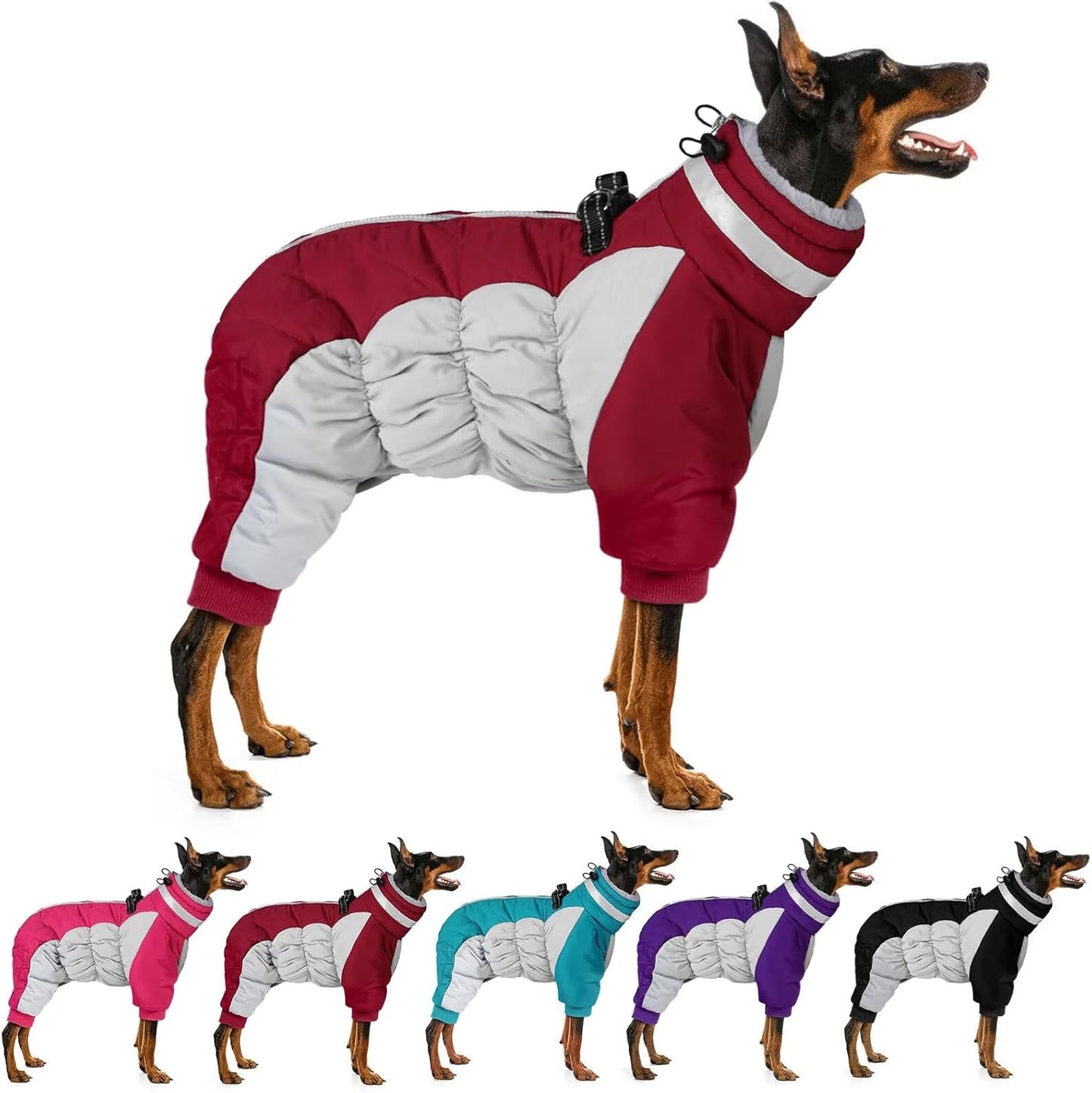 MIGOHI Full Body Dog Coat - Warm Reflective Winter Jacket