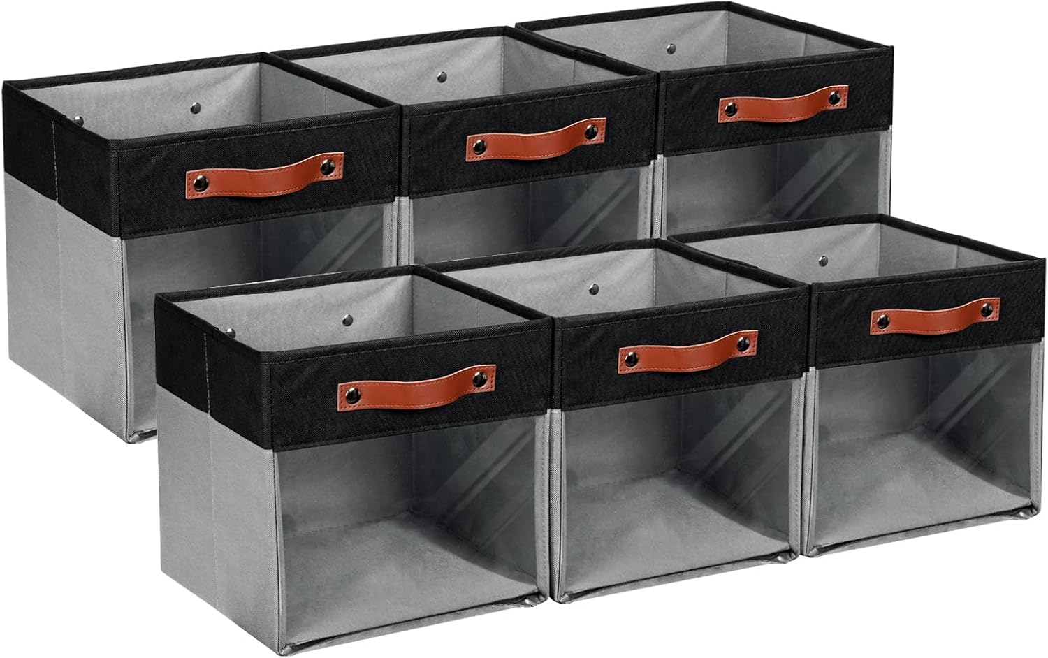 HNZIGE Cube Storage Bins 11 x 11 for Home Organization