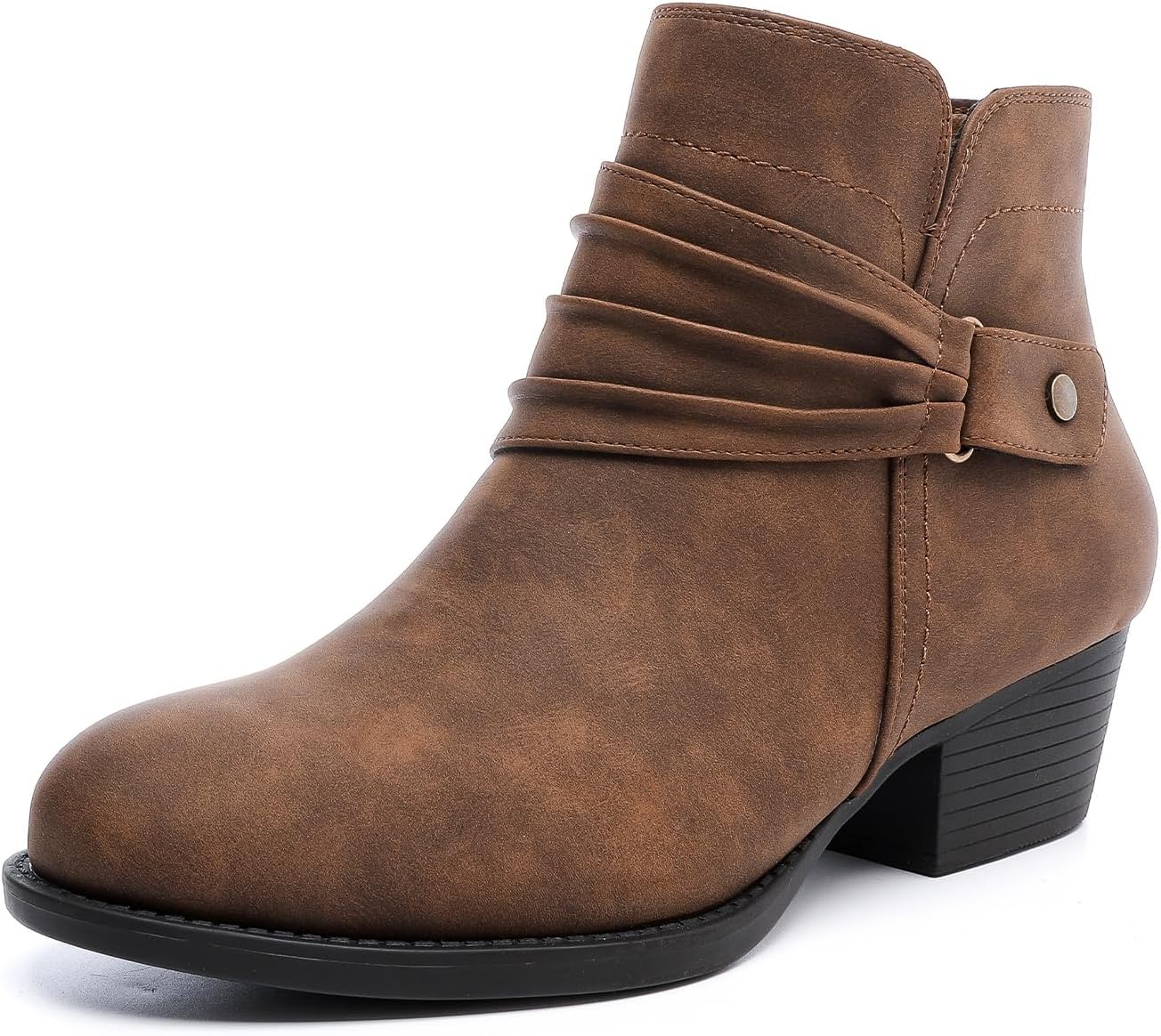 Luoika Women's Wide Width Ankle Boots for Comfort and Style