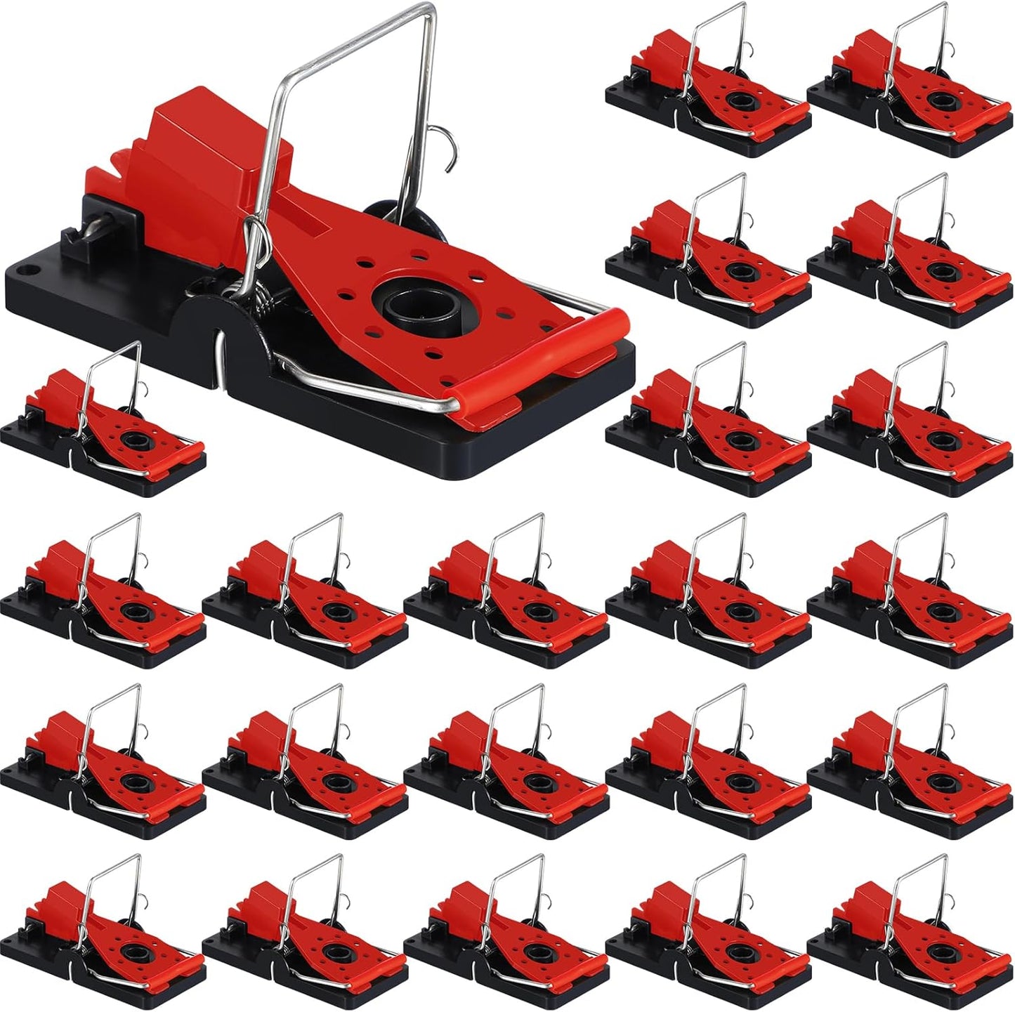 Quick & Safe 24 Pcs Mouse Traps - Indoor & Warehouse Ready!