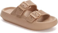 WHITIN Slides for Women Men Double Buckle Adjustable Slippers