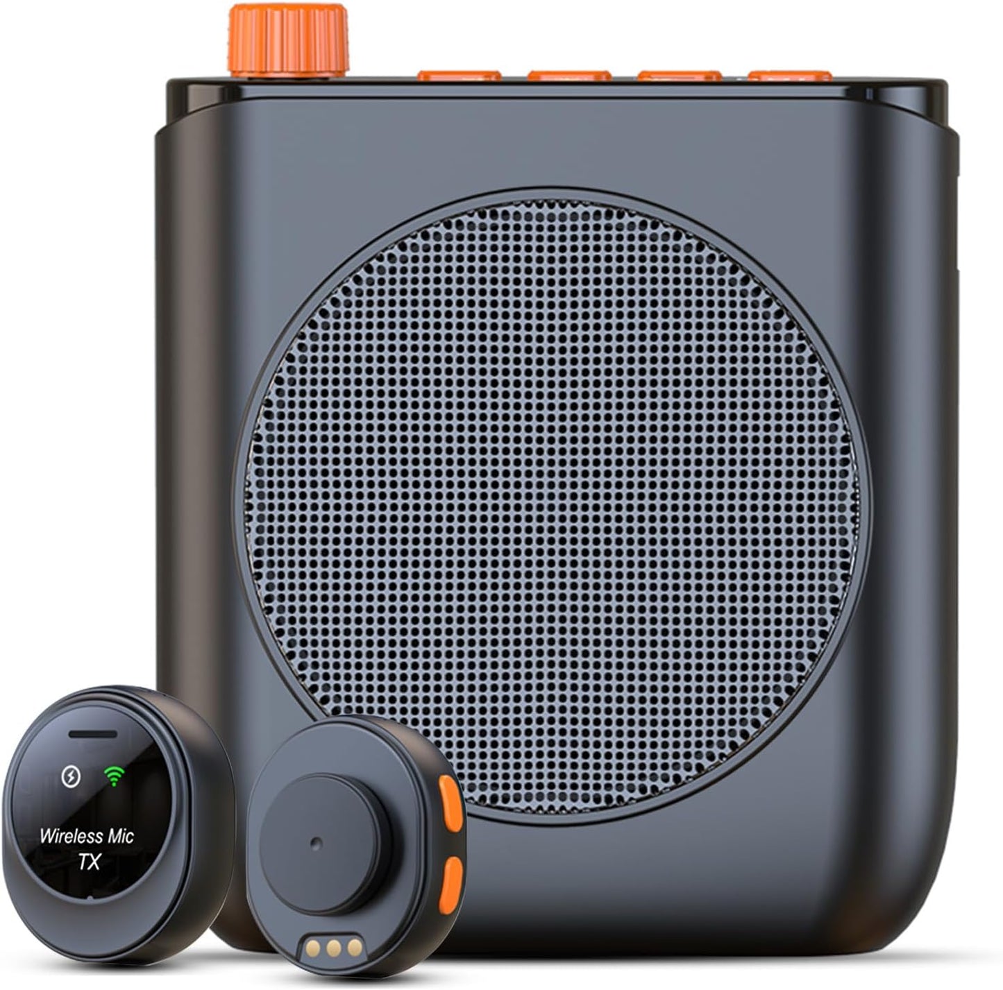 Voice Amplifier with Wireless Lavalier Mic for Teachers & Seniors