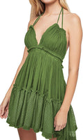 Summer Deep V Neck Bohemian Mini Short Dress - Flirty Backless Fit