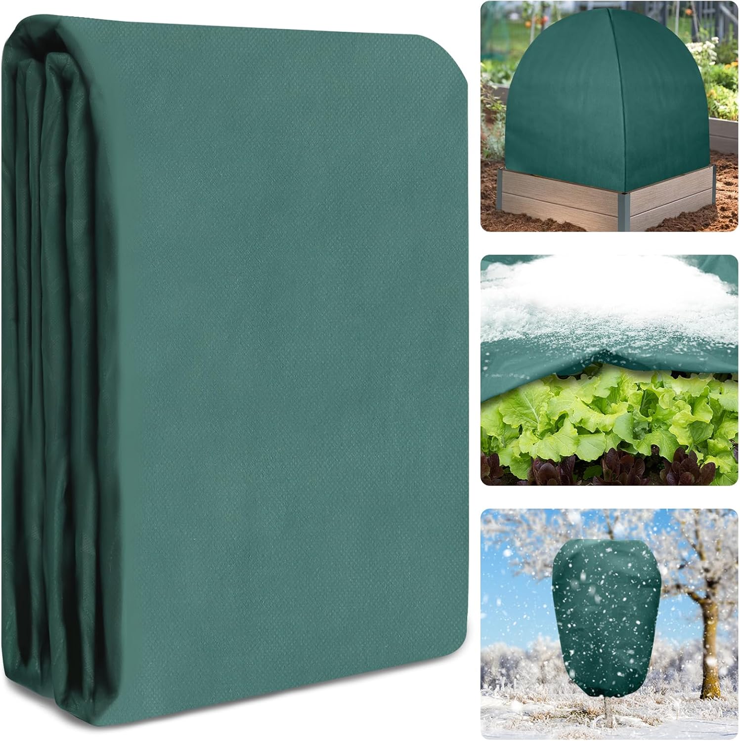 UQM Plant Covers Freeze Protection for Outdoor Plants 10 X 50 Ft