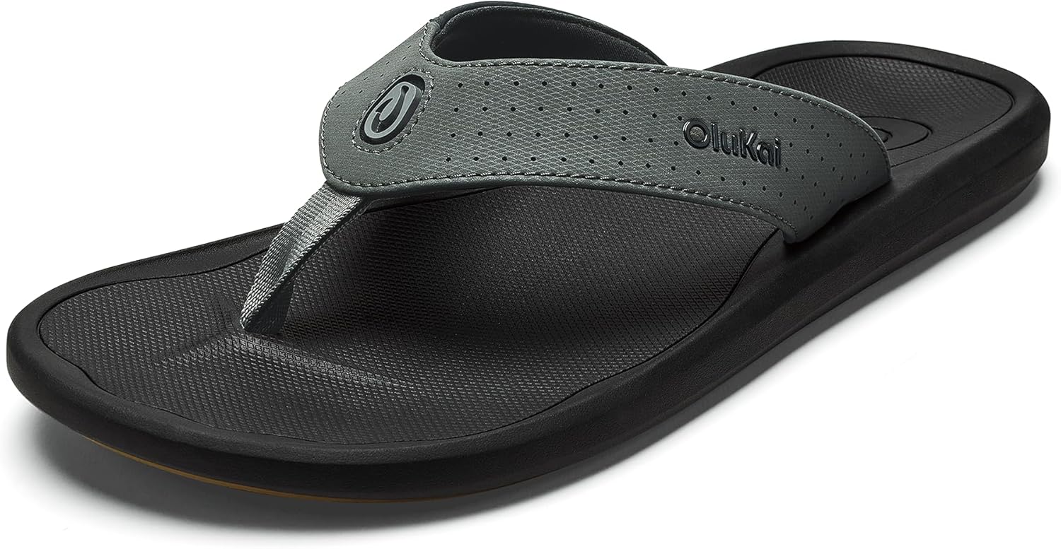 OLUKAI Ki'i Men's Beach Sandals for Ultimate Comfort and Style