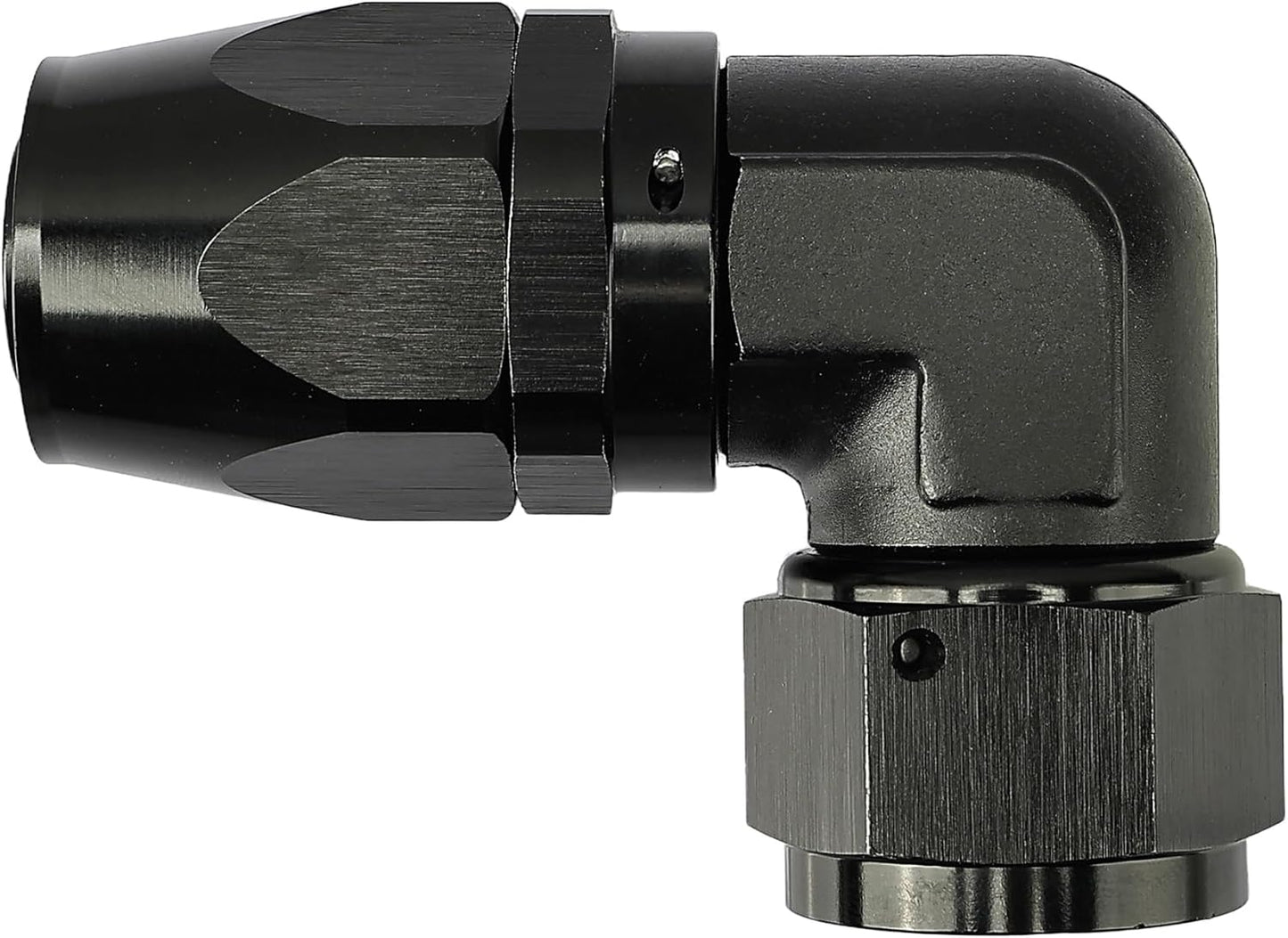 16AN Hose End Fitting 90 Degree Swivel Low Profile Aluminum