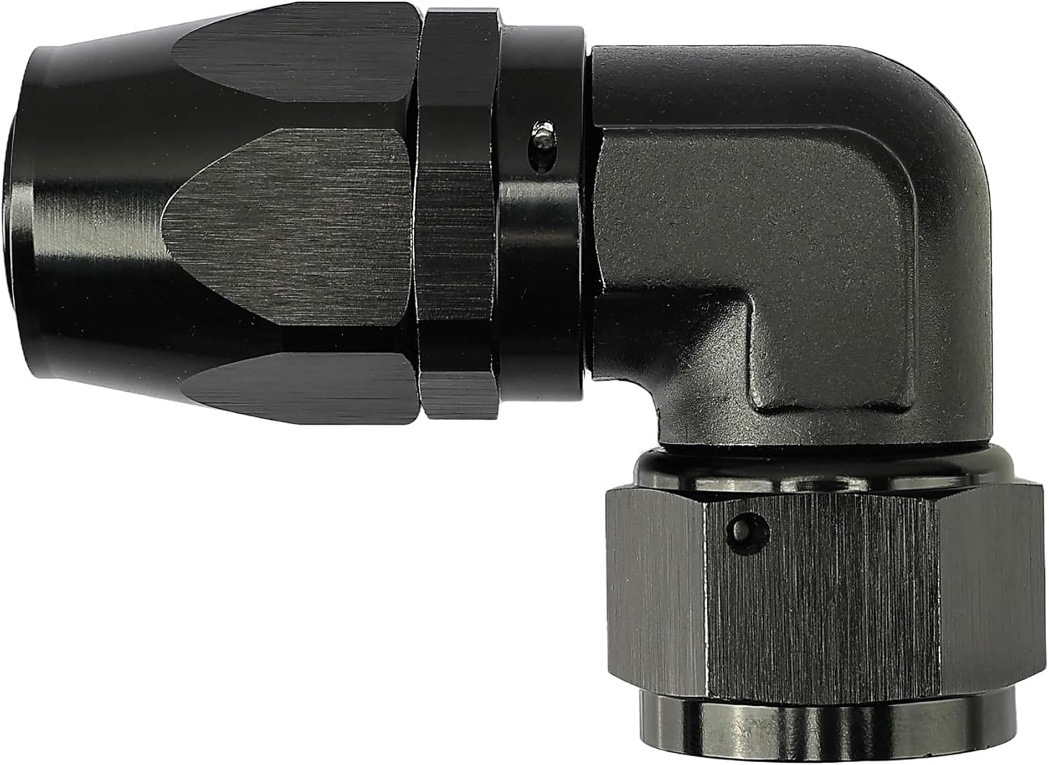 16AN Hose End Fitting 90 Degree Swivel Low Profile Aluminum