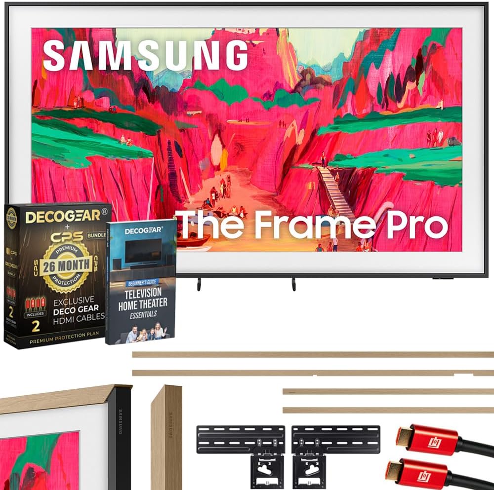 Samsung 75 The Frame Pro LS03FW 4K Neo QLED TV Bundle Review