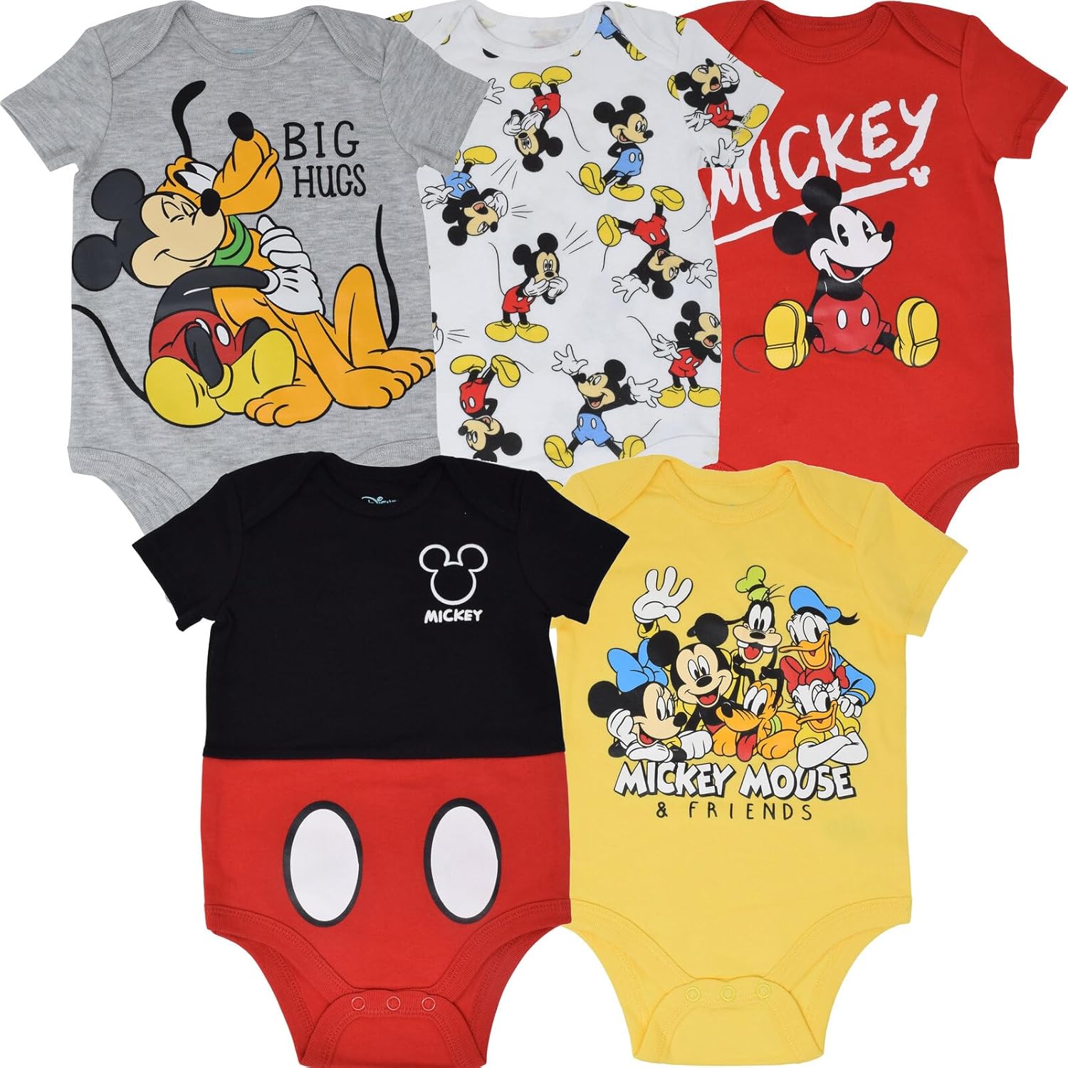 Disney Baby 5-Pack Bodysuits - Magical Infant Wardrobe