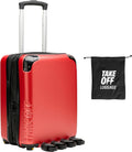 Take OFF Luggage 18 in Personal Item Removable Wheels Suitcase - Fits