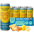 Golden Tiger Turmeric Sparkling Lemonade Pineapple - Wellness Drink