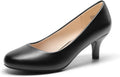 Women's Low Heel Dress Pumps - Comfortable 2.5in Slip-On