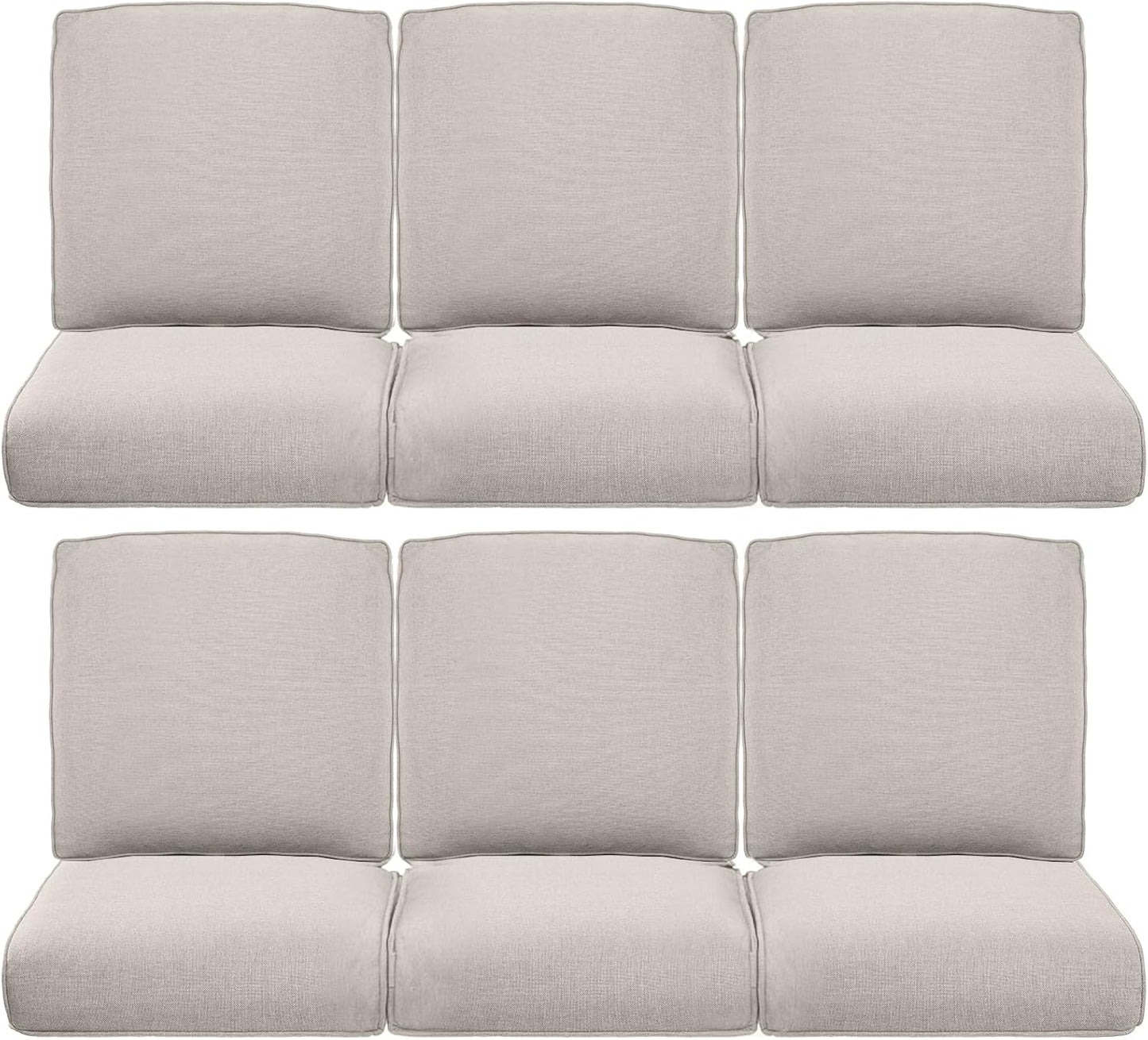 Pop Outdoor Furniture Cushions Set of 6 for Comfortable Seating