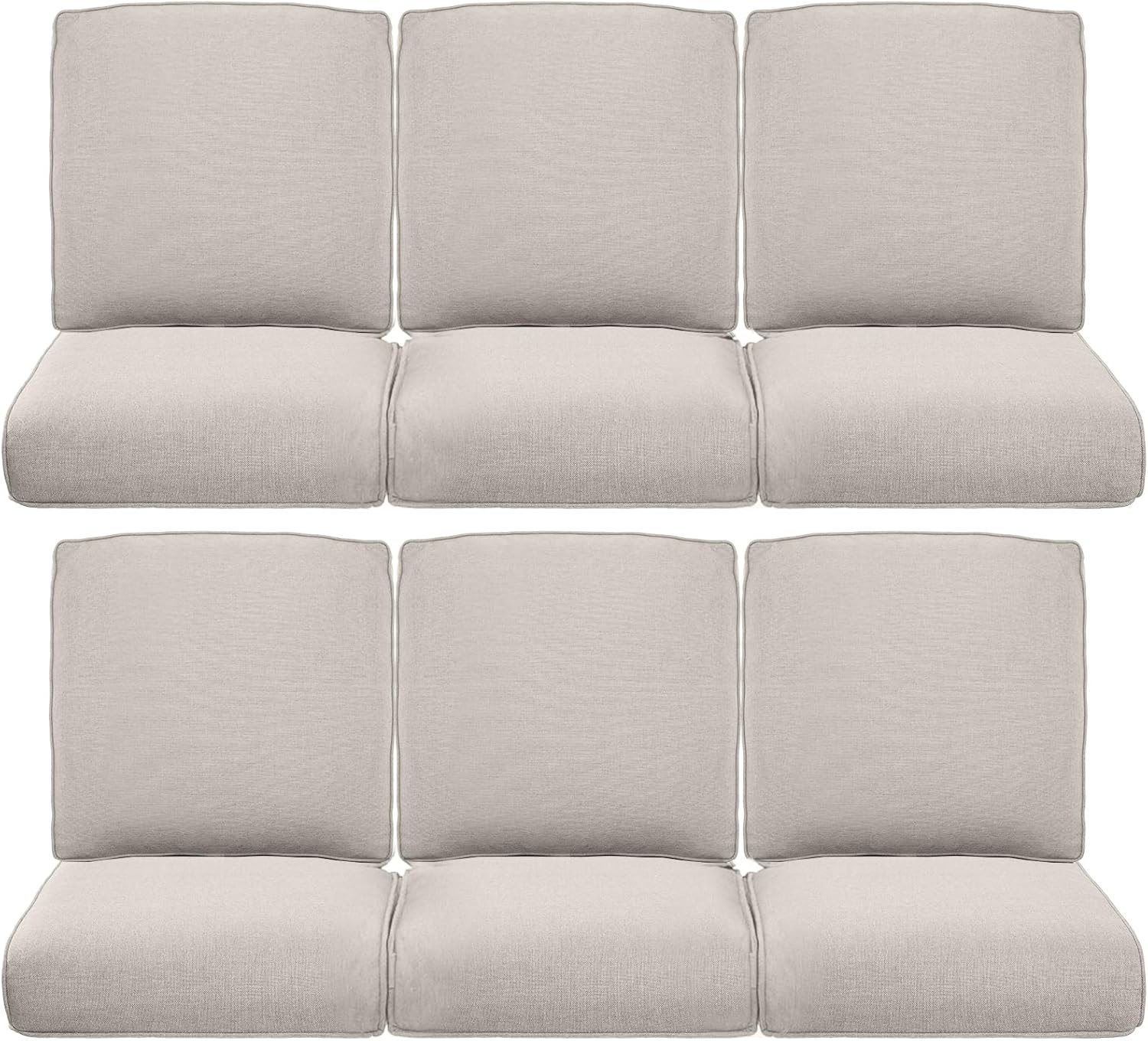 Pop Outdoor Furniture Cushions Set of 6 for Comfortable Seating