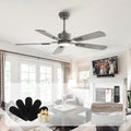 52 in Ceiling Fan with Light and Remote - Quiet Dimmable Smart Fan