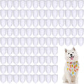Sublimation Dog Bandanas 100 Pack - Large DIY Blank Pet Scarves