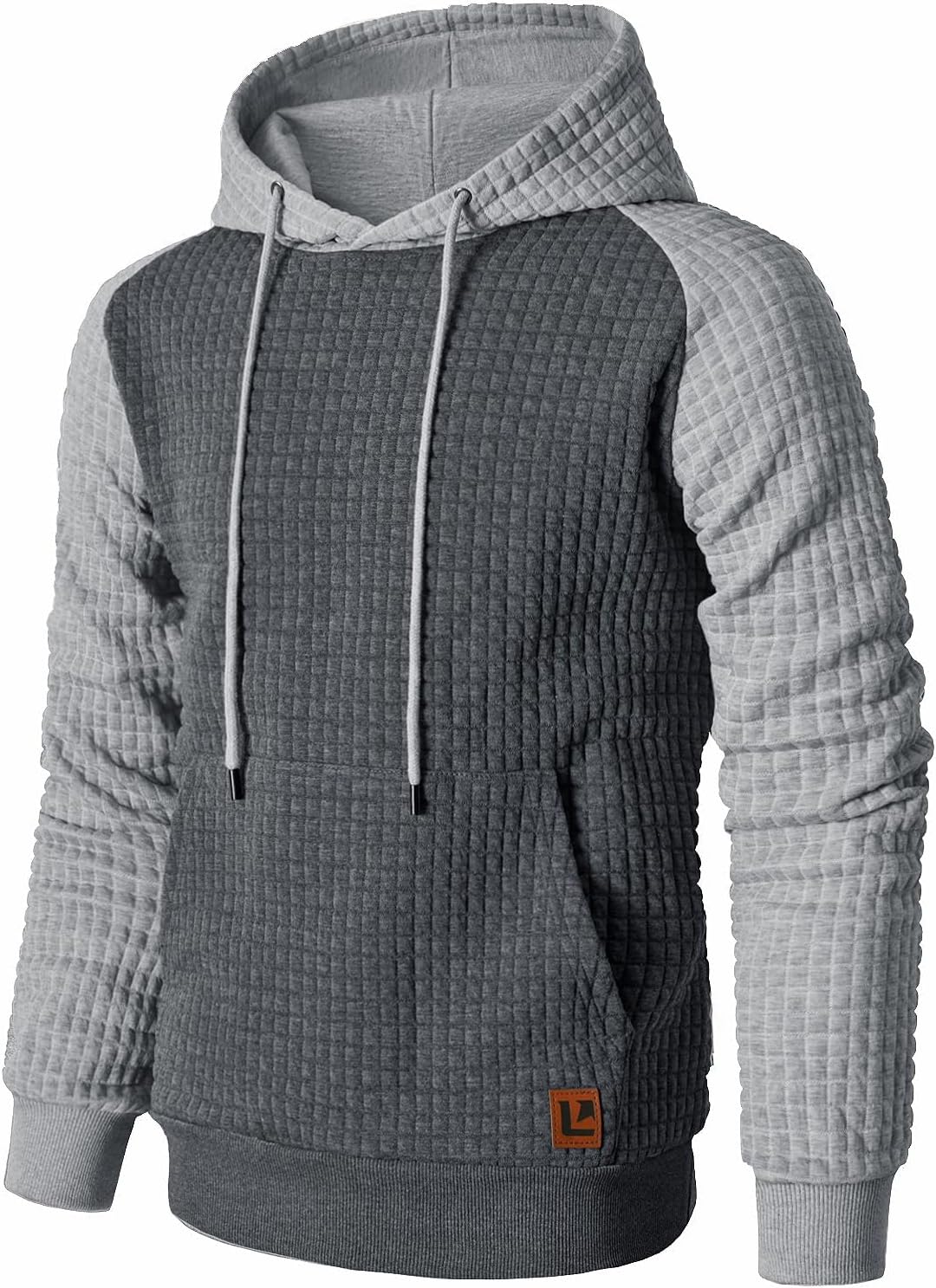 Mens Sweatshirts Long Sleeve Pullover Casual Drawstring Hoodie