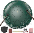Steel Tongue Drum C Major 12 in 13 Note Rain Drum - Outdoor Meditation