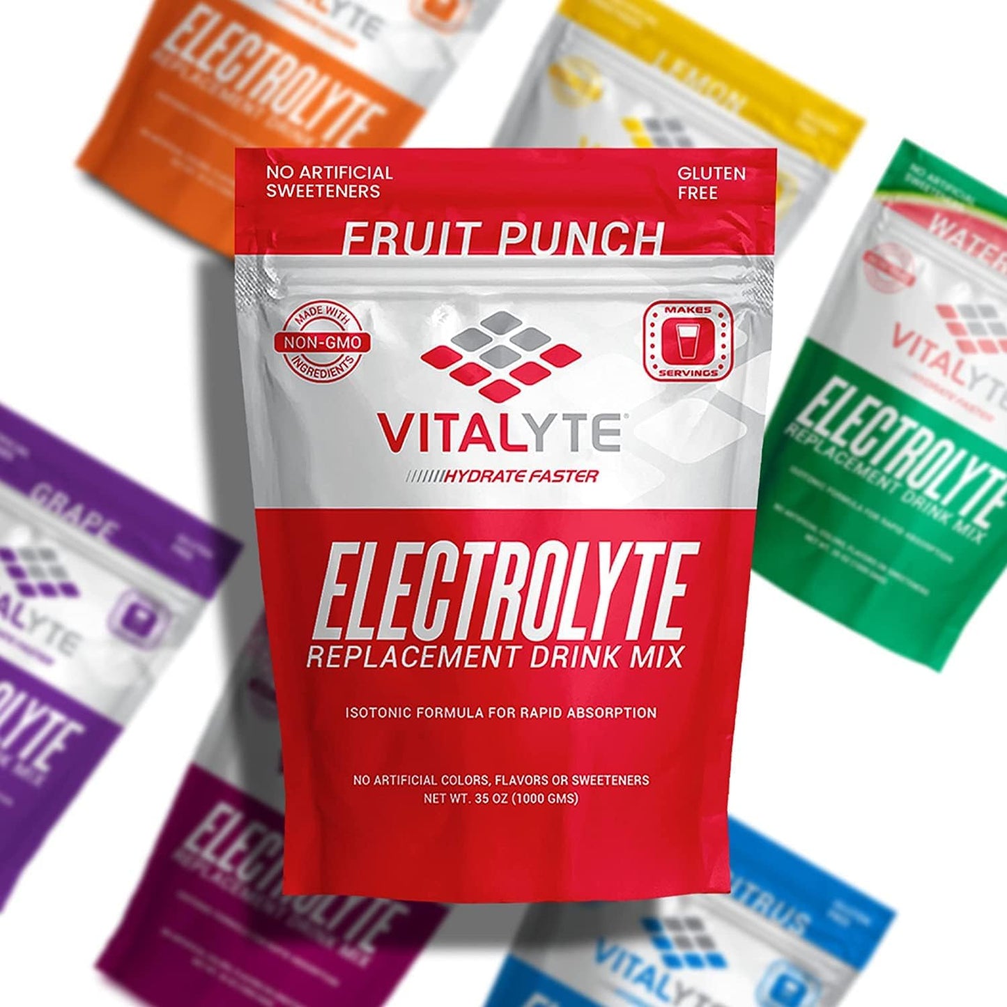 Vitalyte Electrolyte Powder Drink Mix for Rapid Hydration