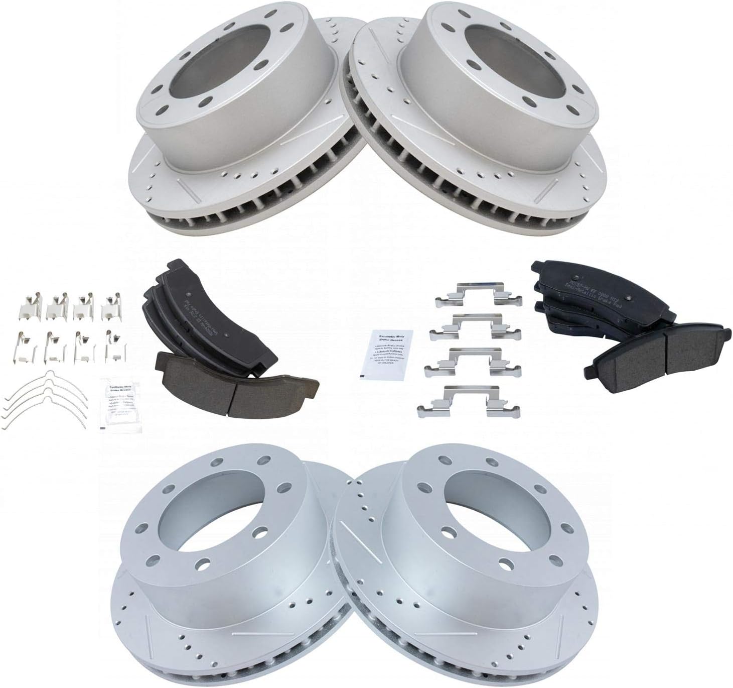 Performance Brake Pad & Rotor Kit for 2000-2005 Ford Excursion