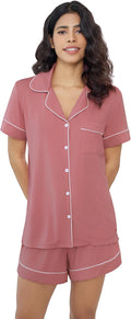 Joyaria Women's Breathable Bamboo Pajamas for Ultimate Summer Comfort