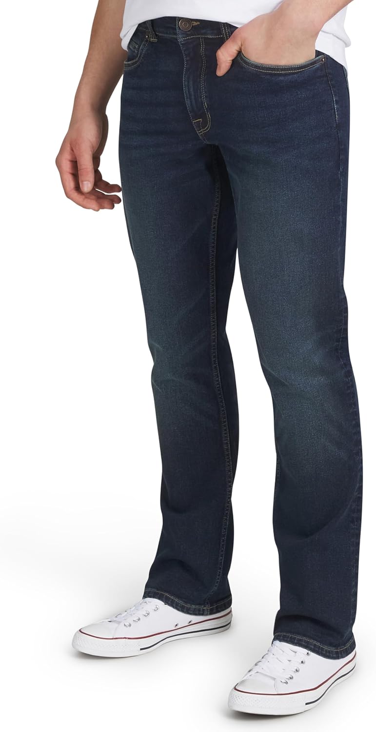 Quiksilver Men's 5 Pocket Straight Fit Stretch Denim Jeans