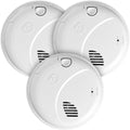 Interconnect Hardwire Smoke Alarm 3-Pack - Voice Alerts & Backup