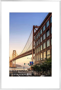 16x24 Aluminum Picture Frame with Removable Mat - Sleek Silver Frame