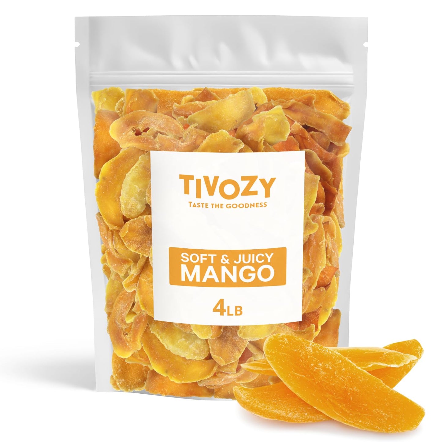 Dried Mango Slices - Soft & Juicy Sweet Healthy Snack Pack
