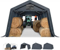 PHI VILLA 13ftx22ftx9.6ft Portable Storage Shelter - Weather Resistant