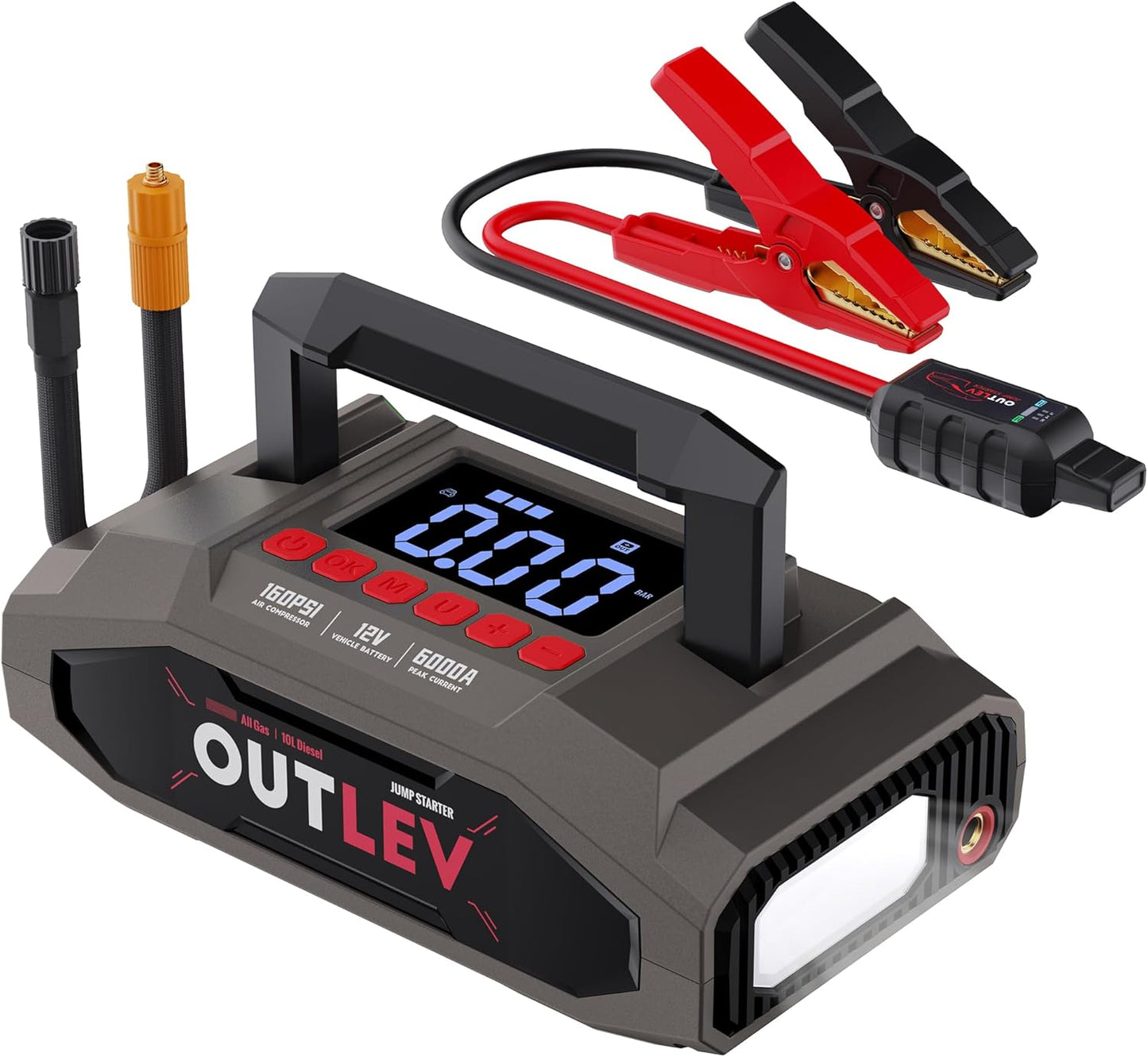 6000A Jump Starter: Portable Power for All Engines!