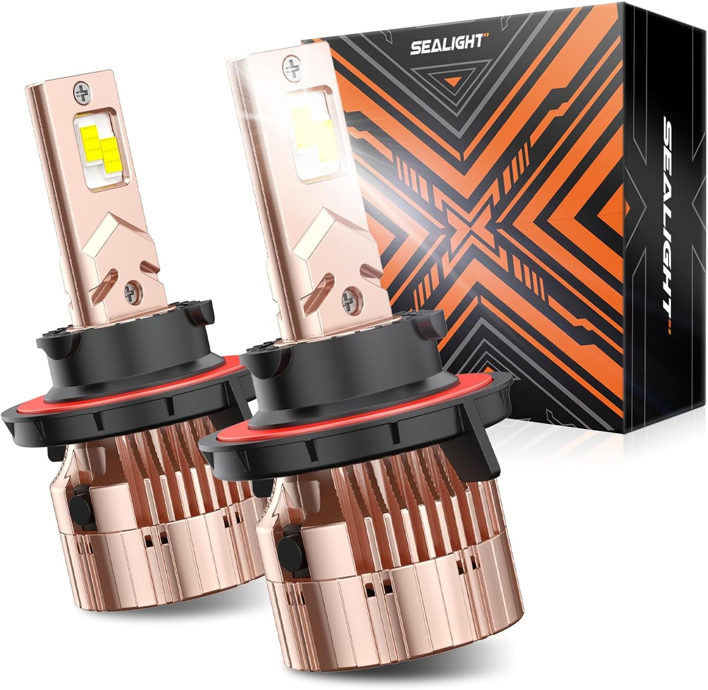 SEALIGHT H13/9008 Bulbs 40000LM Brighter for Night Driving
