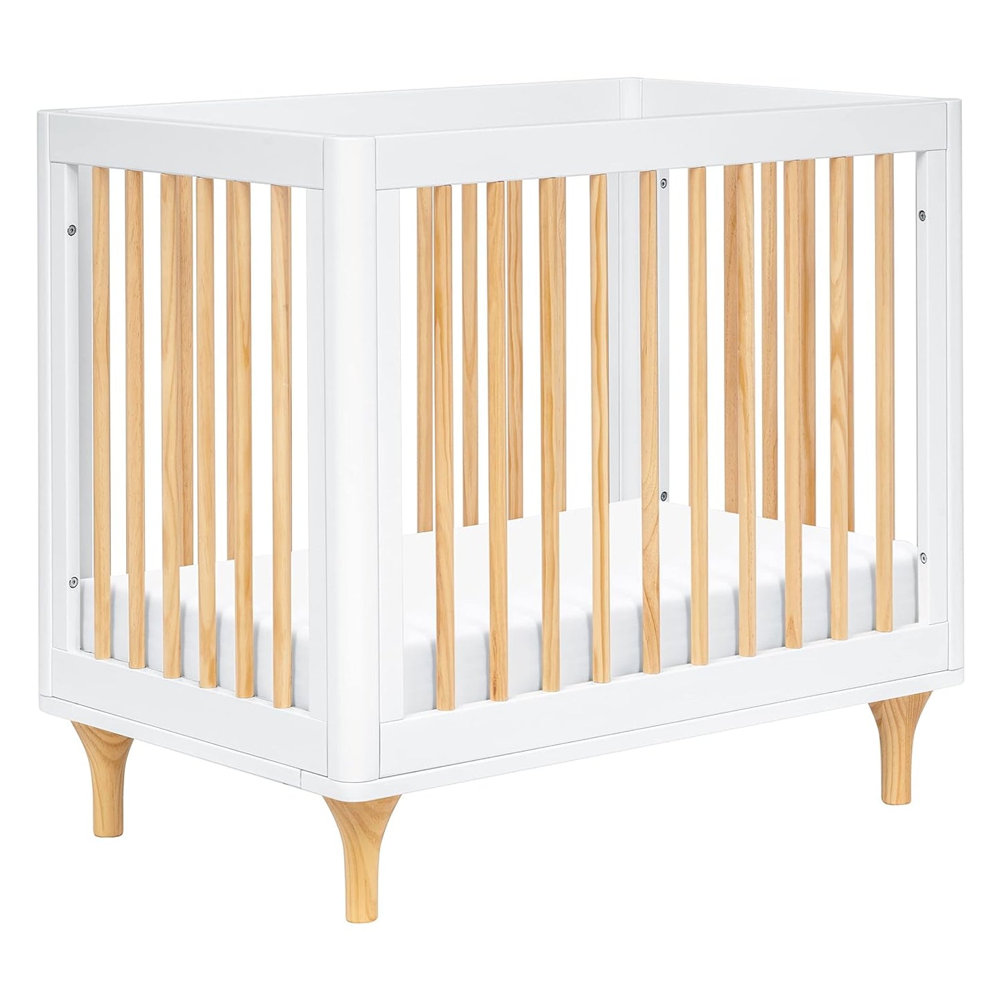 Babyletto Lolly 4-in-1 Baby Mini Crib for Small Spaces
