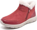 TIOSEBON Women's Winter Ankle Boots - Warm, Non-Slip Comfort