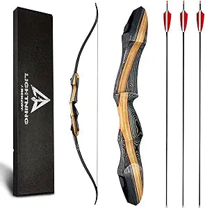 Recurve Bow and Arrow Set for Outdoor Practice & Hunting