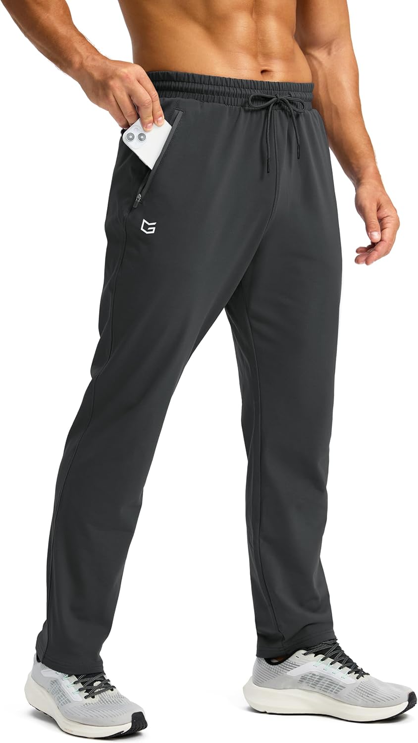 G Gradual Men's Fleece Lined Winter Pants for Cold Weather