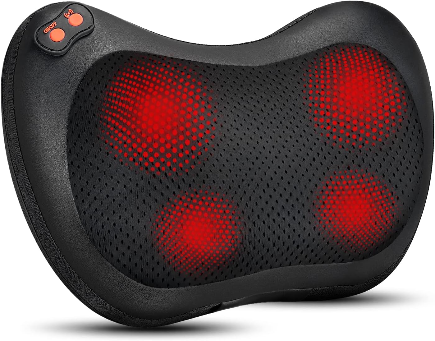 Deep Tissue Shiatsu Heat Massager - Relieves Muscle Tension