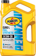Pennzoil Platinum Euro L Full Synthetic 5W-30 Motor Oil - Euro Engine