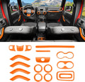 18PCS Interior Trim Kit for Jeep Wrangler JK JKU 2011-2018 - Custom