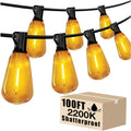 DAYBETTER 100FT Waterproof LED String Lights: Brighten Your Outdoor Setting!