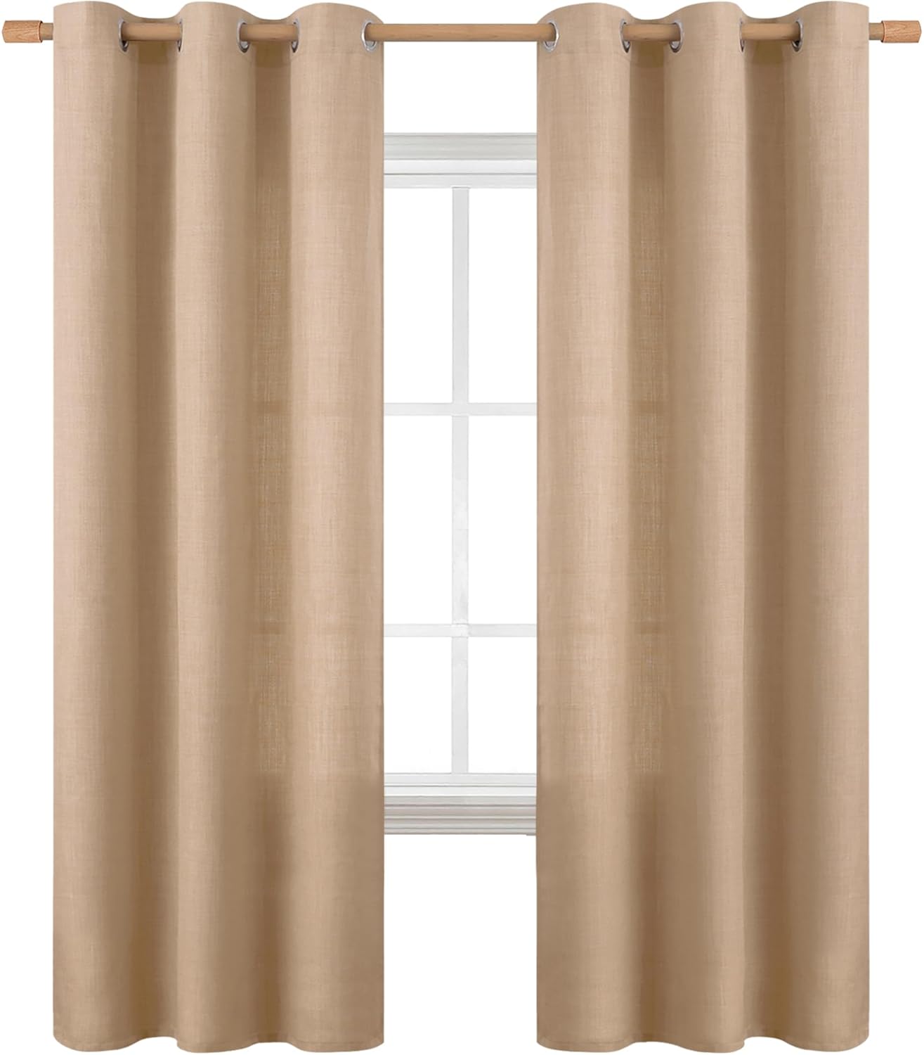 BGment Curtains 72 Inches Long for Living Room and Bedroom