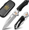 LOTHAR Pocket Knife for Men Folding Knife with 14C28N Steel - Solid